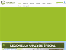 Tablet Screenshot of cihenvironmental.com